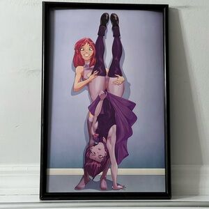 Teen Titans Raven Art pinup girl Poster